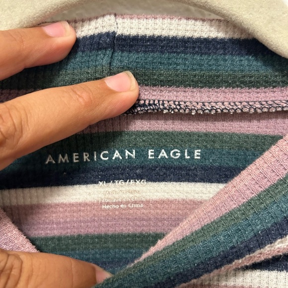 American Eagle Striped long sleeve XL - Picture 4 of 5